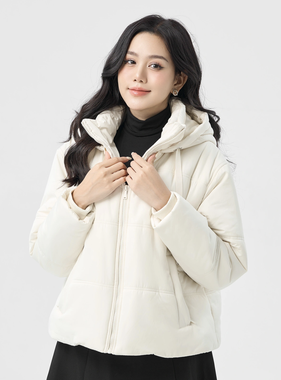 Nàng blogger Hàn chỉ bạn 6 cách phối áo khoác phao gọn gàng, năng động trong mùa giá rét- Ảnh 7.