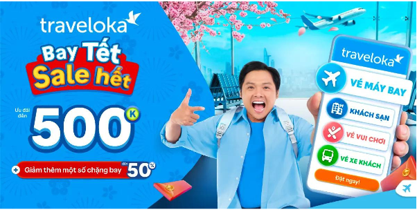 Traveloka tung ưu đãi giảm 50% vé máy bay cho cả nhà vi vu Tết - Ảnh 3. Traveloka tung ưu đãi giảm 50% vé máy bay cho cả nhà vi vu Tết - Ảnh 3.