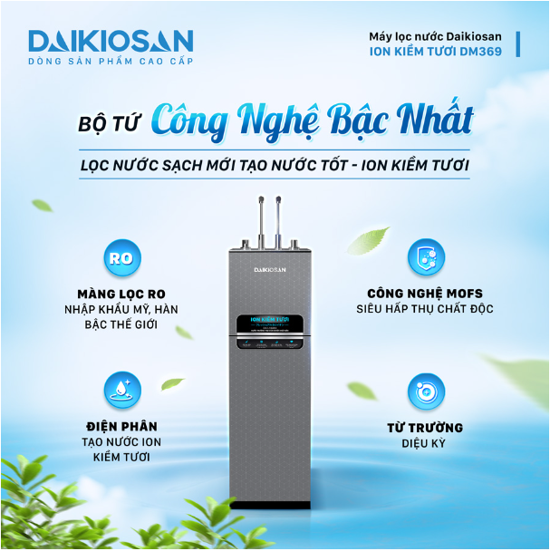 Daikiosan ra mắt m&aacute;y lọc nước ion kiềm tươi hỗ trợ sức khoẻ - Ảnh 2.