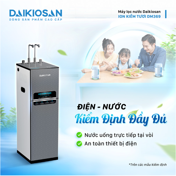 Daikiosan ra mắt m&aacute;y lọc nước ion kiềm tươi hỗ trợ sức khoẻ - Ảnh 3.
