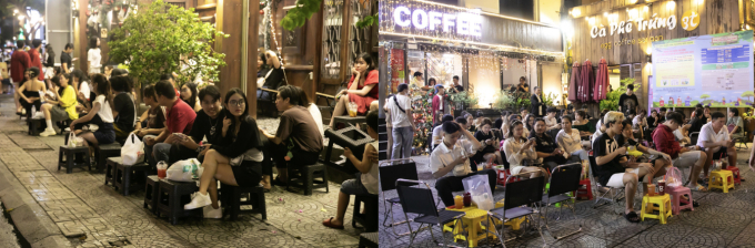 Giới trẻ háo hức tụ tập cà phê tối cuối năm tại TP.HCM, vẫn là khu Nguyễn Siêu - Ngô Văn Năm đông đúc nhất - Ảnh 5.