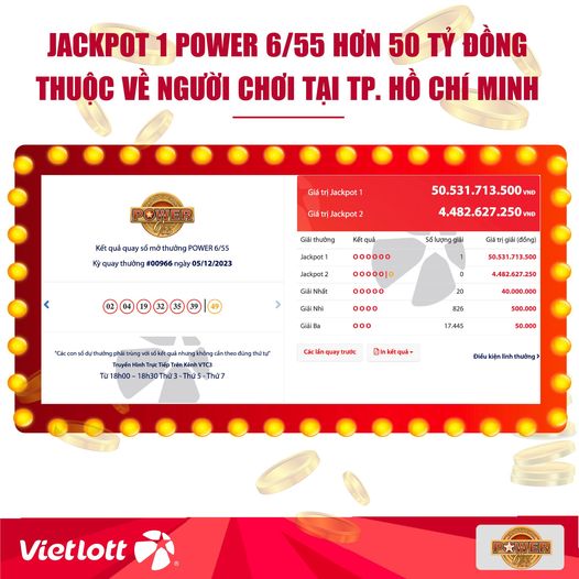 TP HCM tiếp tục bán vé Vietlott trúng thưởng 50,5 tỉ đồng- Ảnh 1.