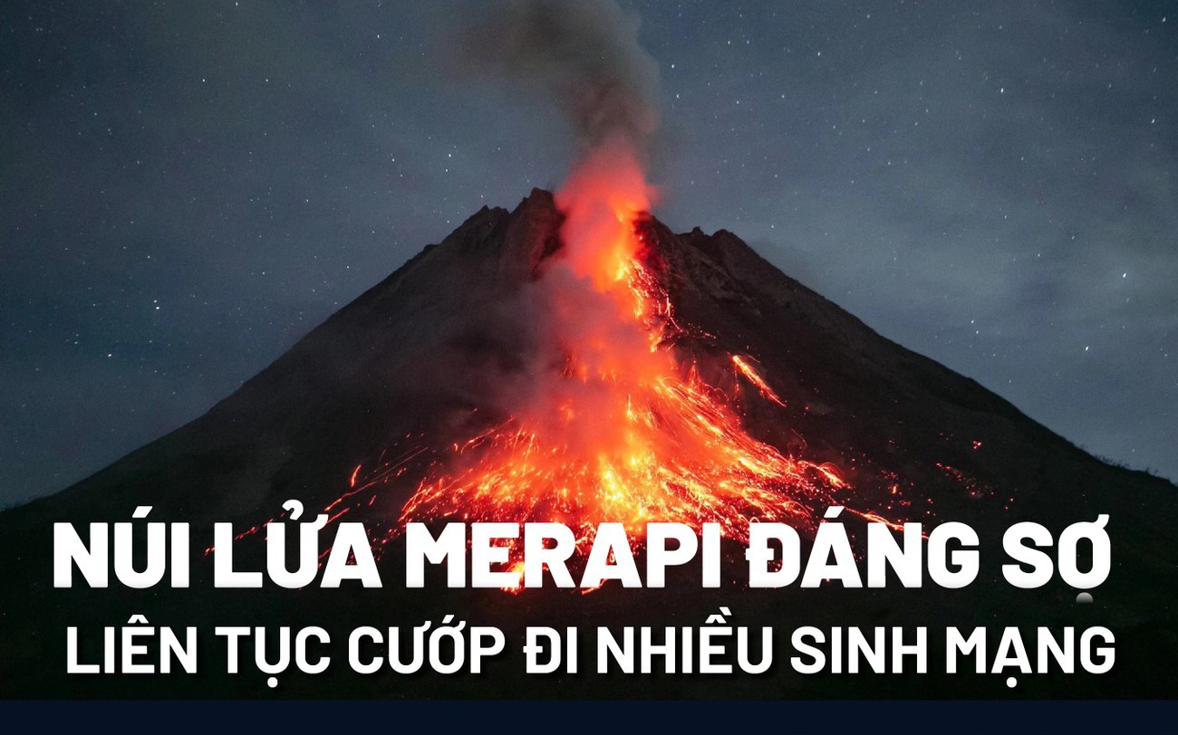 Núi lửa Merapi đáng sợ liên tục cướp đi nhiều sinh mạng