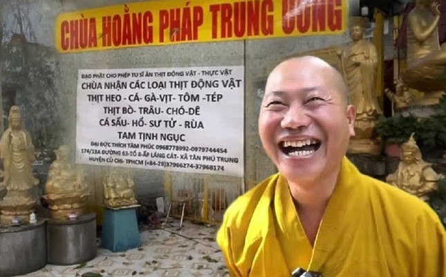 Chân dung sư giả tự xưng &quot;Đại đức Thích Tâm Phúc&quot; vừa bị bắt - Ảnh 2.