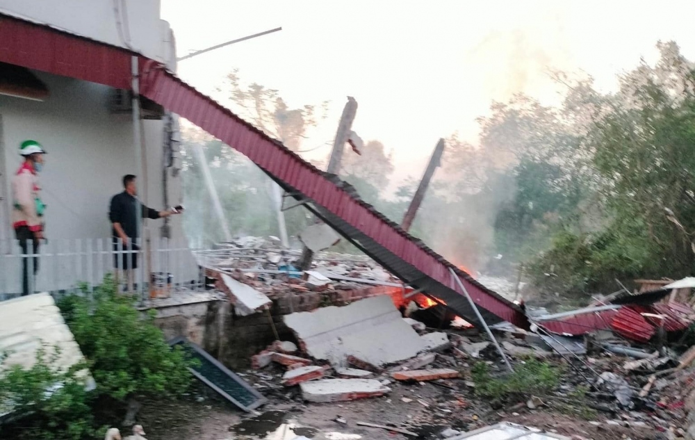 Nguyên nhân vụ nổ sập nhà khiến 2 phụ nữ tử vong ở Ninh Bình- Ảnh 1.