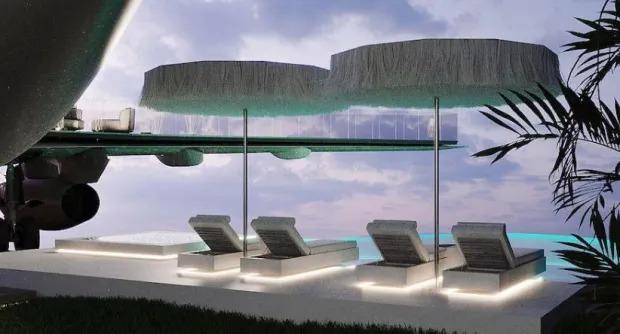 Máy bay "hết đát" được tân trang thành biệt thự tựa vách núi, giá thuê 170 triệu đồng/ngày nhưng nhìn thôi đã mê - Ảnh 6. Máy bay "hết đát" được tân trang thành biệt thự tựa vách núi, giá thuê 170 triệu đồng/ngày nhưng nhìn thôi đã mê - Ảnh 6.