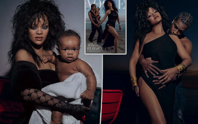 Rihanna mang cả gia đình lên bìa Vogue - Ảnh 1.
