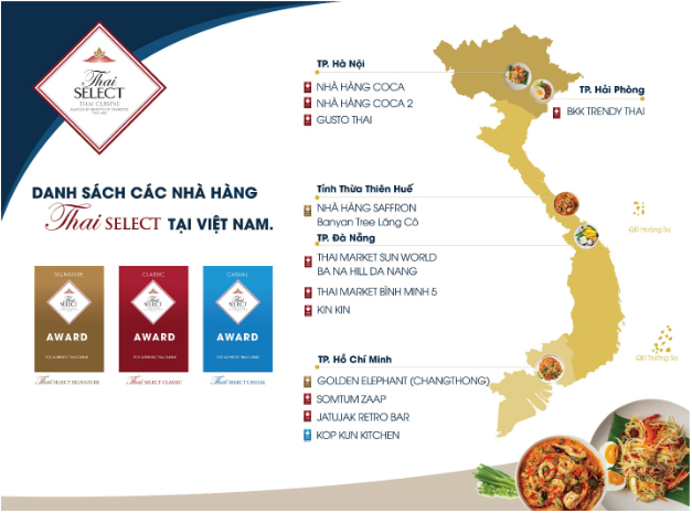 T&igrave;m hiểu chứng nhận Thai SELECT v&agrave; c&aacute;c nh&agrave; h&agrave;ng Thai SELECT ở Việt Nam - Ảnh 3.