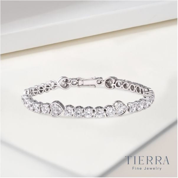 Những mẫu lắc tay kim cương đốn tim c&ocirc; n&agrave;ng hiện đại - Ảnh 5.