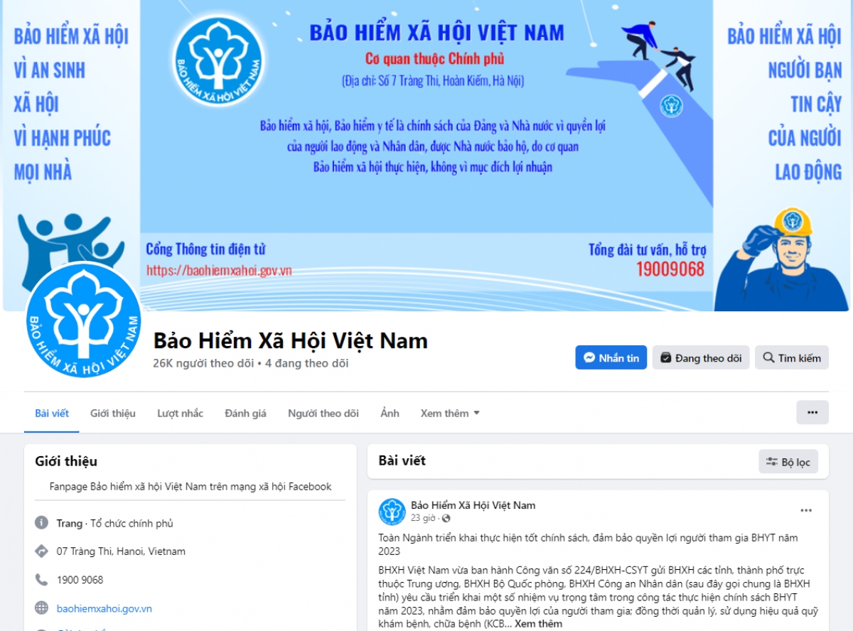Cảnh báo giả mạo FanPage, Facebook của BHXH Việt Nam nhằm lừa đảo, chiếm đoạt tài sản - Ảnh 3.