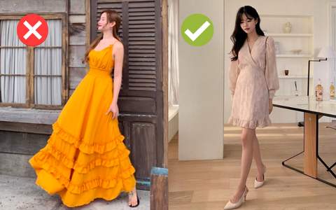 4 kiểu váy mà nàng thấp bé nhẹ cân cần tránh xa - Ảnh 4.