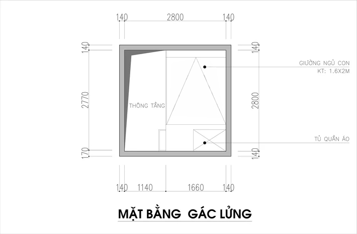 Thiết kế phòng ngủ với diện tích 8,4m² cho gia đình 5 người - Ảnh 2.