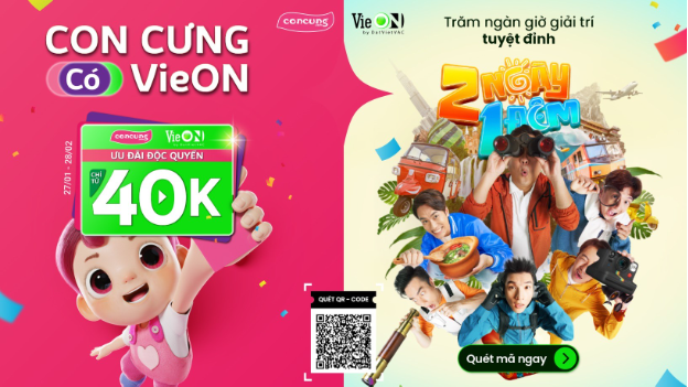 VieON hợp tác cùng Con Cưng: Đưa mẹ và bé đến với kho giải trí đỉnh cao - Ảnh 3. VieON hợp tác cùng Con Cưng: Đưa mẹ và bé đến với kho giải trí đỉnh cao - Ảnh 3.