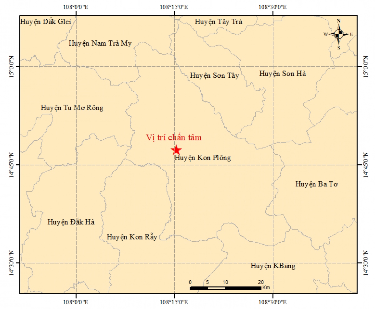 Động đất tại Kon Tum và Lai Châu - Ảnh 1.