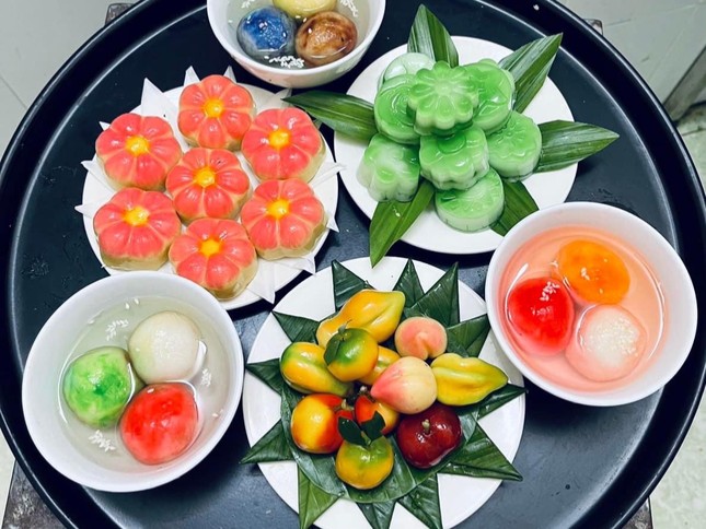 M&acirc;m cỗ ngọt c&uacute;ng Rằm th&aacute;ng Gi&ecirc;ng đắt kh&aacute;ch, chậm ch&acirc;n l&agrave; hết - Ảnh 9.