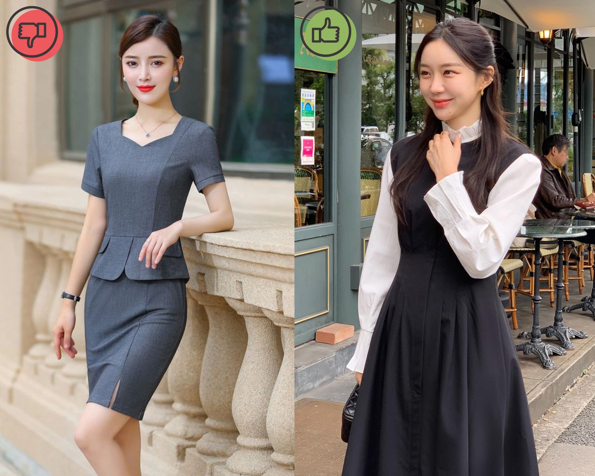 Mua Váy Thời Trang Nữ Phong Cách Tiểu Thư Giả Set Cột Nơ Trước Ngực Phong  Cách Hàn Quốc Đ9223 - Yeep