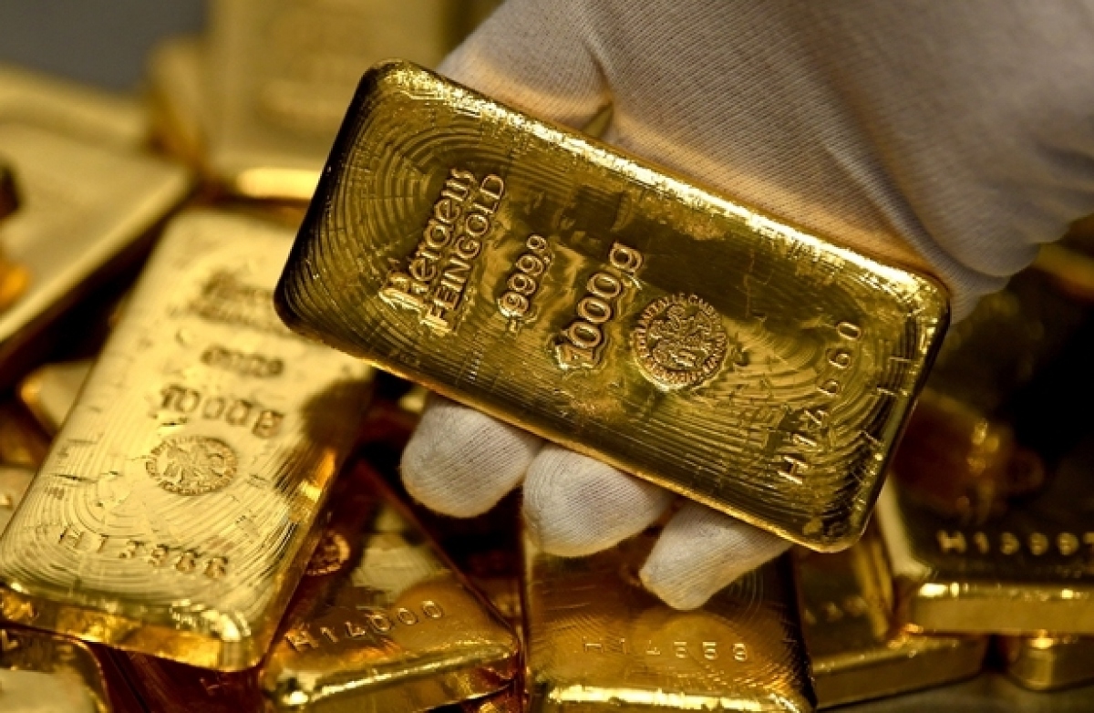 Giá vàng trong nước và thế giới tiếp tục tăng - Ảnh 1.