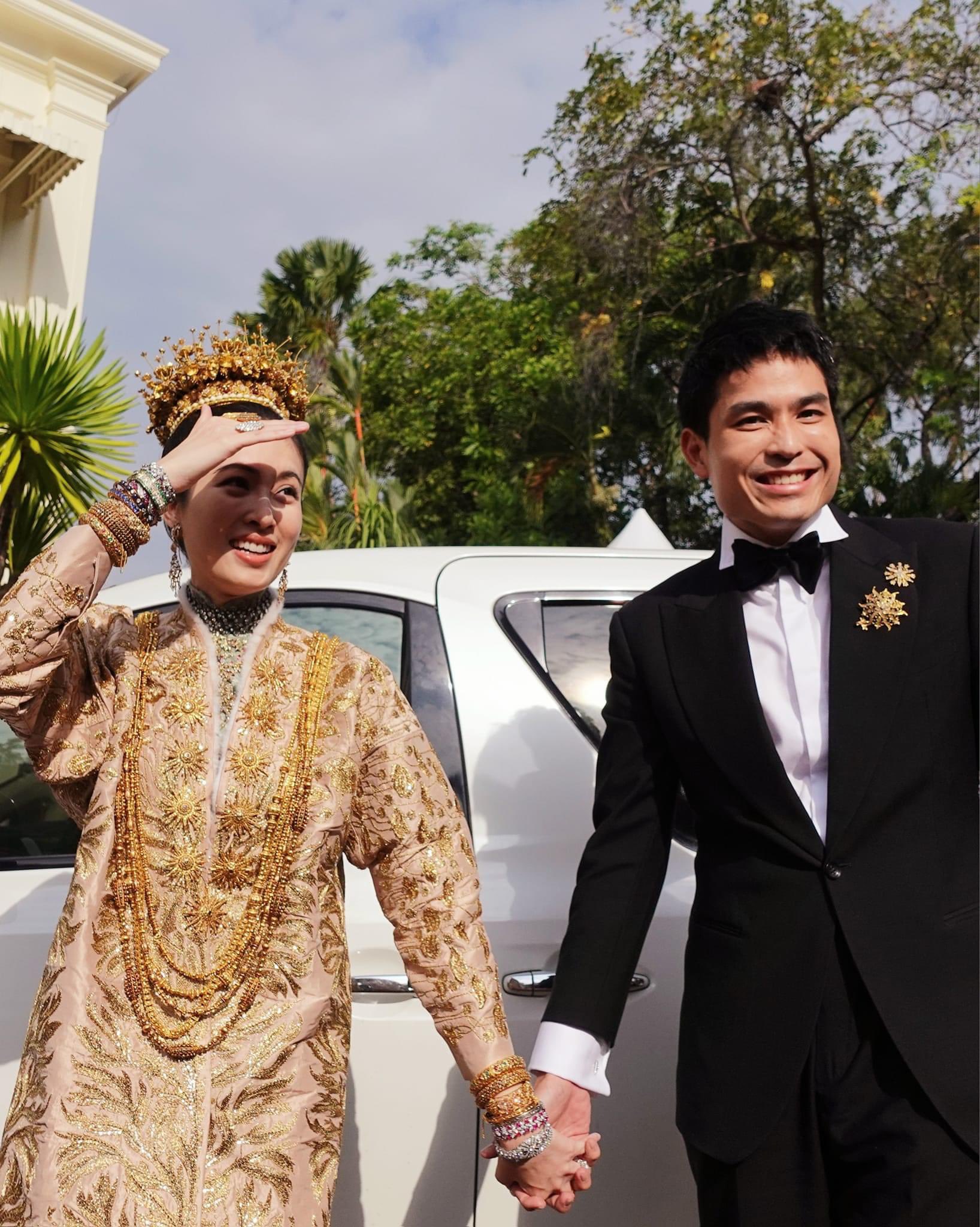 Đám cưới trong mơ của 'mỹ nhân chuyển giới đẹp nhất Thái Lan' Nong Poy: Cô dâu đội vương miện bằng vàng hạnh phúc cùng chú rể bước vào hôn lễ - Ảnh 7.
