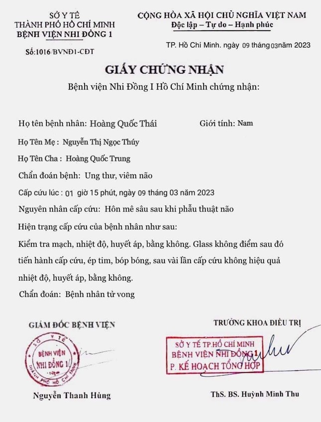 Giả mạo con dấu, giấy tờ bệnh viện để lừa tiền từ thiện - Ảnh 2.