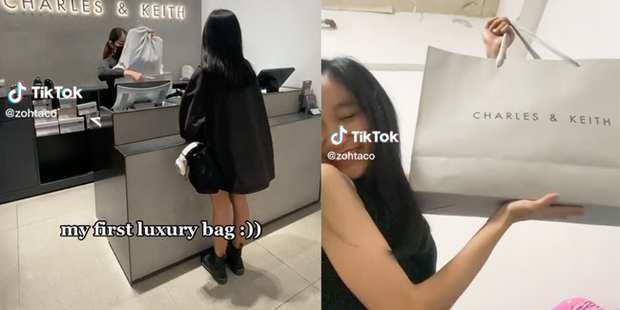 Từng bị chế giễu vì gọi túi Charles & Keith là &quot;hàng hiệu xa xỉ&quot;, cô gái 17 tuổi khiến netizen phục sát đất vì bước tiến không ngờ tới với nhãn hàng - Ảnh 1.