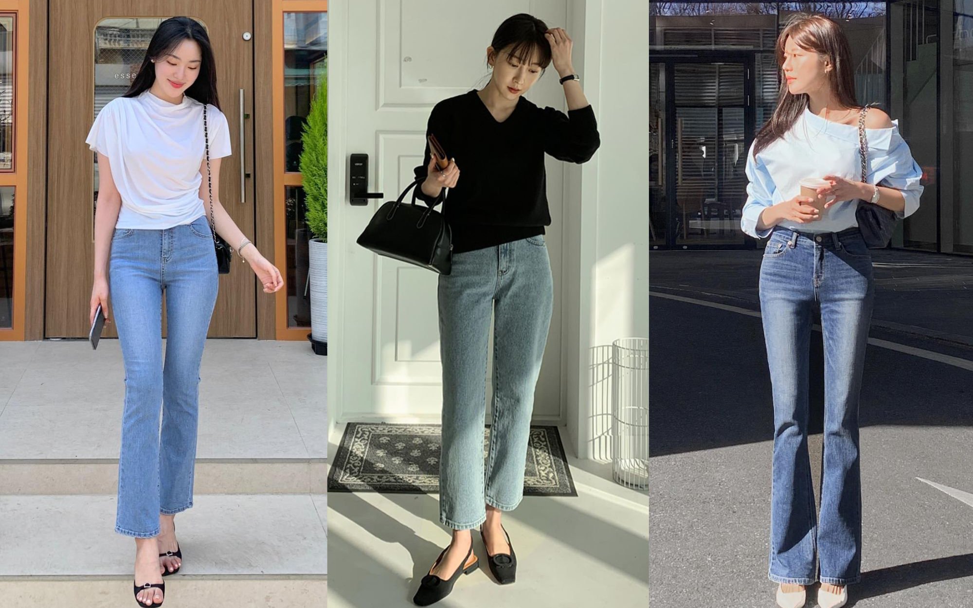 5 cách diện quần jeans cho nàng thấp bé