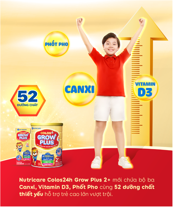 Nutricare Colos24h Grow Plus mới đáp ứng khuyến nghị của Tổ chức Y tế thế giới giúp trẻ tăng cân, cao khỏe - Ảnh 3.