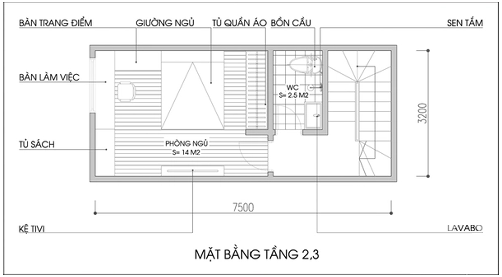 Cải tạo nhà phố có diện tích 24m² sao cho  vừa tiết kiệm diện tích vừa thông thoáng - Ảnh 2.