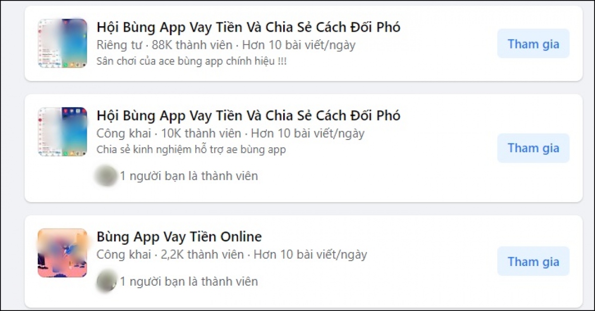 Xuất hiện nhiều hội nhóm rủ nhau “bùng nợ qua app” - Ảnh 2.