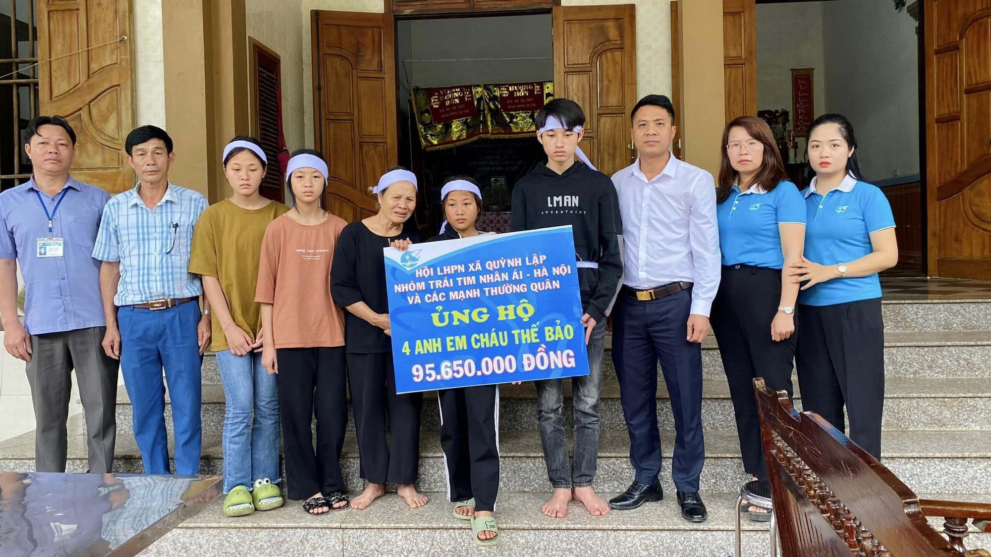 Hơn 338 triệu đồng đến với 4 người con của góa phụ tử vong thương tâm ở Nghệ An - Ảnh 8.