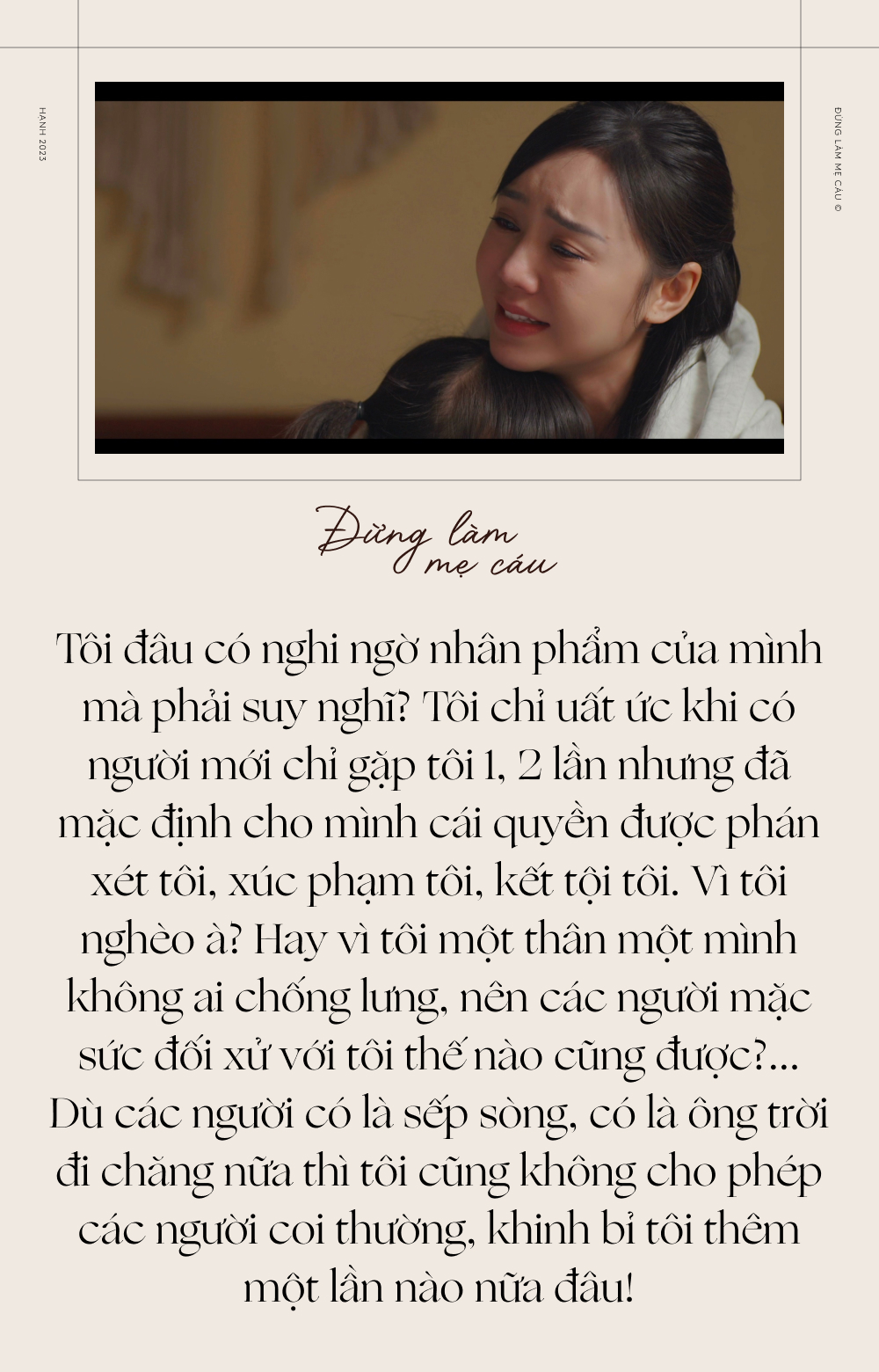 Những câu thoại đỉnh cao khiến Hạnh “Đừng làm mẹ cáu” là bà mẹ đơn thân truyền cảm hứng nhất màn ảnh Việt - Ảnh 3.