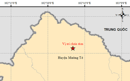 Lai Ch&acirc;u: Động đất 4,4 độ ở huyện Mường T&egrave;