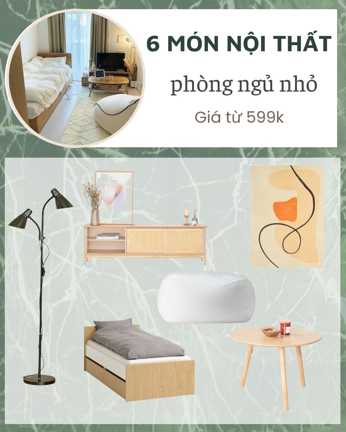 6 món nội thất cho phòng ngủ khiêm tốn, giá từ 599k - Ảnh 4.