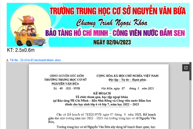 TPHCM: Dừng chuyến đi ngoại kh&oacute;a, gi&aacute;o vi&ecirc;n được lại quả từ tiền học sinh đ&oacute;ng - Ảnh 2.