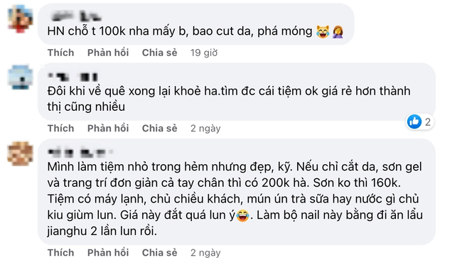 Nữ nhân chia sẻ bộ nail giá 700k, netizen tức dùm: “Về quê làm có khi lại đẹp hơn!” - Ảnh 6.