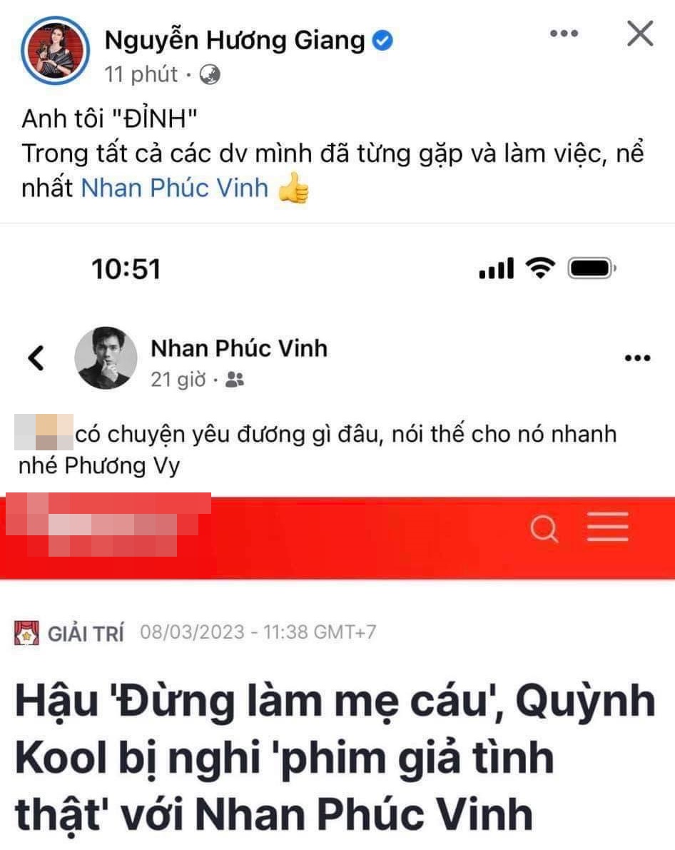 Hương Giang bị nghi mượn chuyện của Nhan Phúc Vinh để &quot;đá xéo&quot; tình cũ, netizen chê &quot;vô duyên, lắm trò&quot; - Ảnh 1.