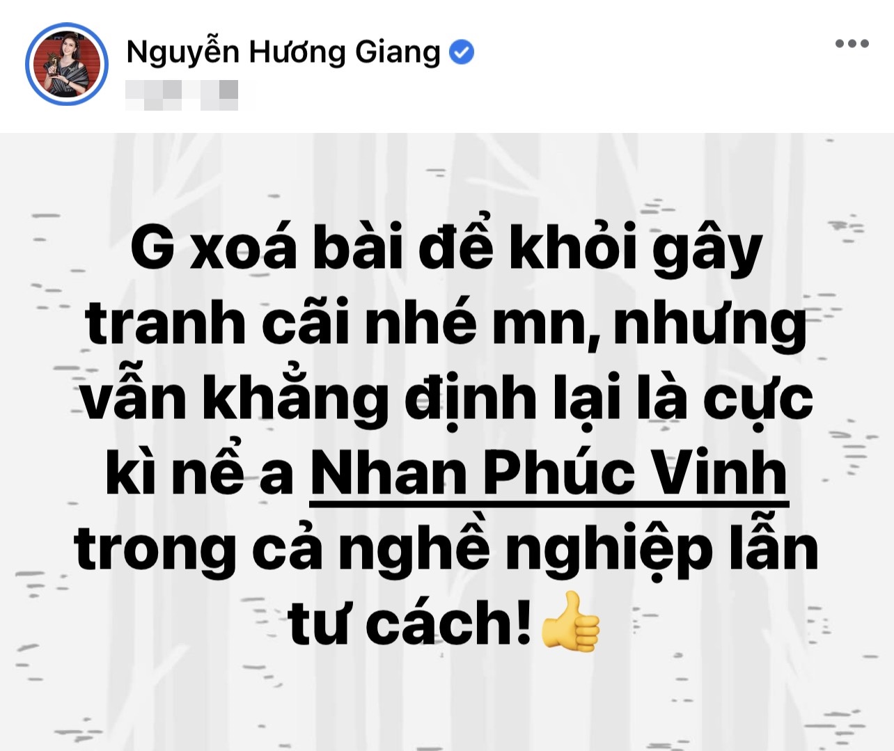 Hương Giang bị nghi mượn chuyện của Nhan Phúc Vinh để &quot;đá xéo&quot; tình cũ, netizen chê &quot;vô duyên, lắm trò&quot; - Ảnh 2.