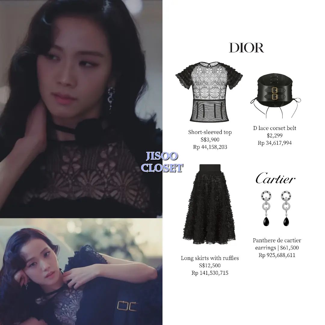 Jisoo wears big clothes in her first solo MV, spending nearly 7 billion VND on high-end models - Picture 1.