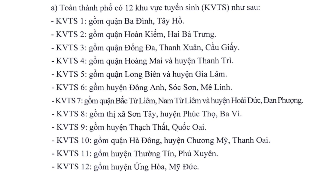 Thi lớp 10 THPT công lập ở Hà Nội: Học sinh thuộc các trường hợp sau được đổi khu vực tuyển sinh - Ảnh 1.