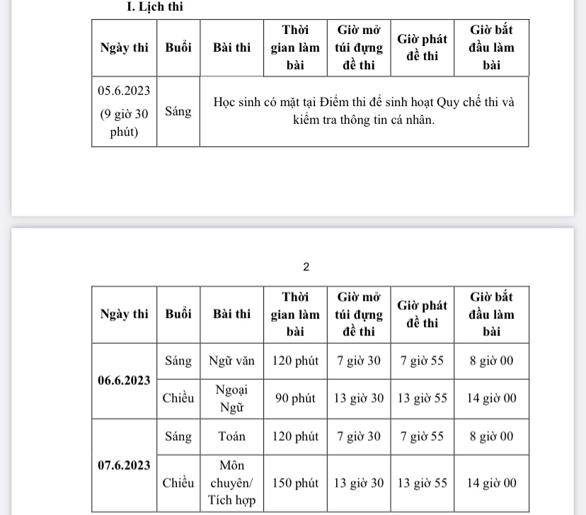 TP HCM: Công bố lịch thi, ngày công bố điểm thi, điểm chuẩn kỳ thi tuyển sinh lớp 10 - Ảnh 1.