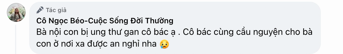 Hé lộ nguyên nhân qua đời của TikToker Cô Ngọc Béo - Ảnh 1.