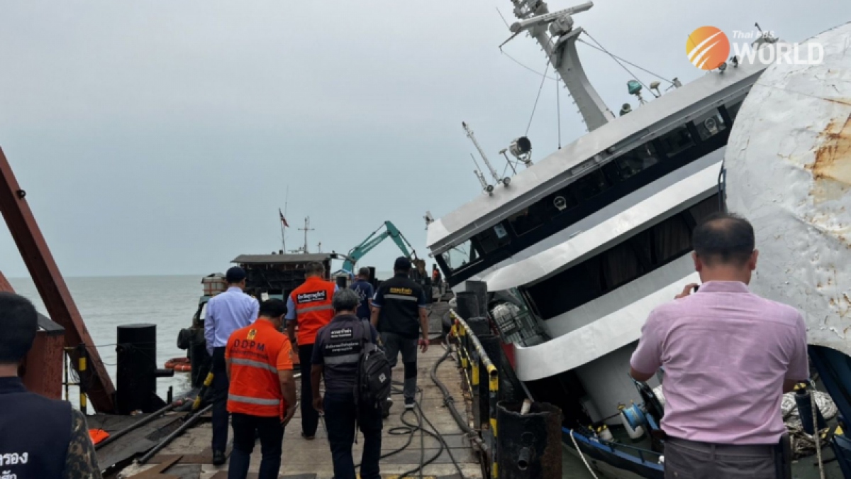 Thái Lan: Bão đánh chìm nhiều tàu thuyền, ít nhất 1 người chết, 7 người mất tích - Ảnh 2.