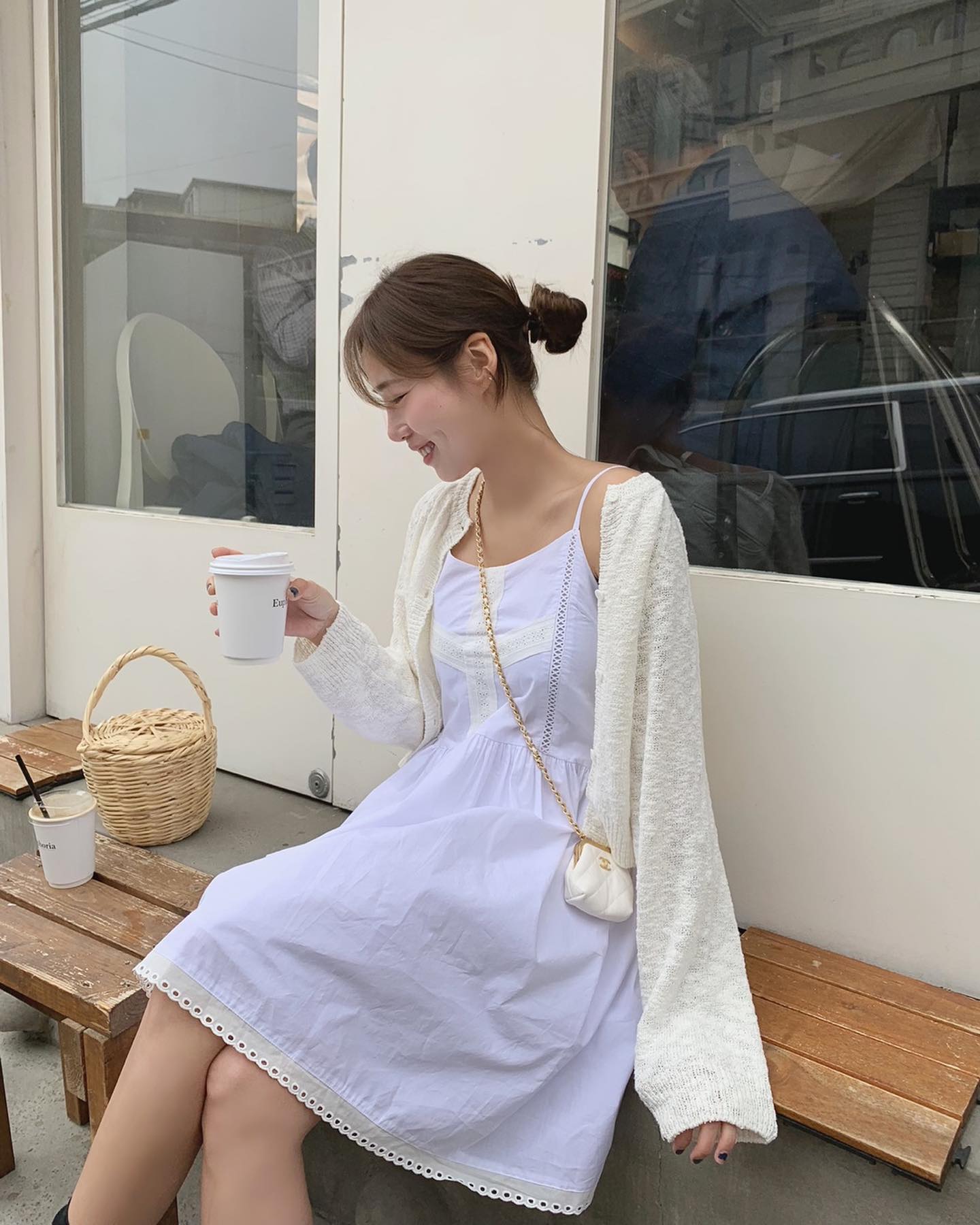 Cô gái vẫy dot váy không tay mùa hè Hàn Quốc phiên bản của trẻ em