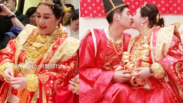 Hà Siêu Liên xinh như công chúa trong ngày cưới, kết hợp váy của Vera Wang và đồ truyền thống nhưng so với các chị thì sao? - Ảnh 8. Hà Siêu Liên xinh như công chúa trong ngày cưới, kết hợp váy của Vera Wang và đồ truyền thống nhưng so với các chị thì sao? - Ảnh 8.