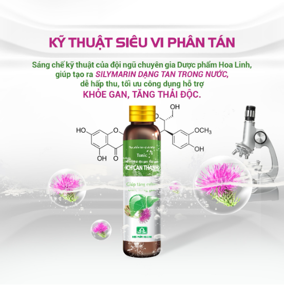 Silymarin tan trong nước, tối ưu công dụng, hỗ trợ thải độc gan - Ảnh 2. Silymarin tan trong nước, tối ưu công dụng, hỗ trợ thải độc gan - Ảnh 2.