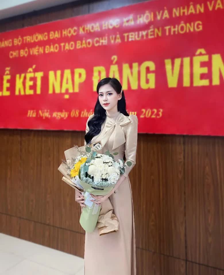 Nữ sinh 2k1 ghi danh vào cuộc thi hoa hậu: Là thủ khoa đầu trường top, sở hữu chứng chỉ HSK5, nhưng mặt mộc mới gây ngỡ ngàng hơn cả! - Ảnh 2.