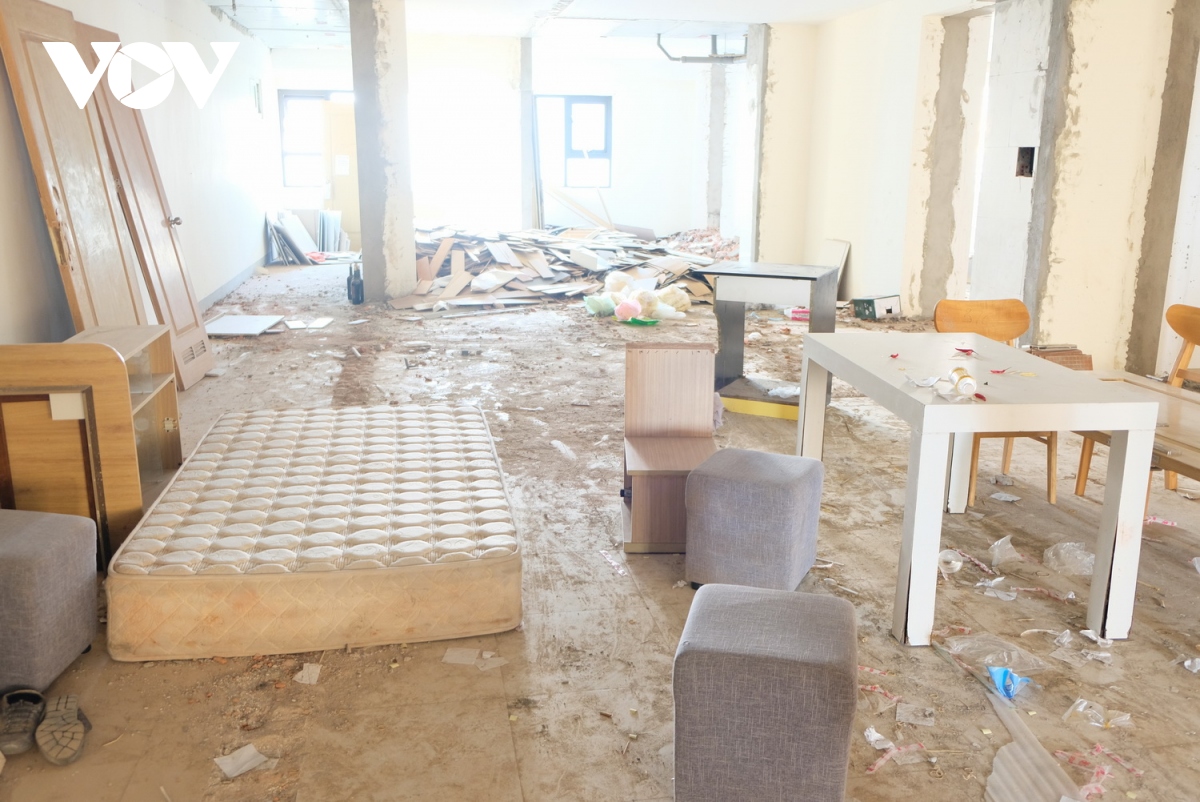 Cận cảnh tháo dỡ 78 căn hộ chung cư sai phép của Dự án Tổ hợp khách sạn Mường Thanh - Ảnh 14.