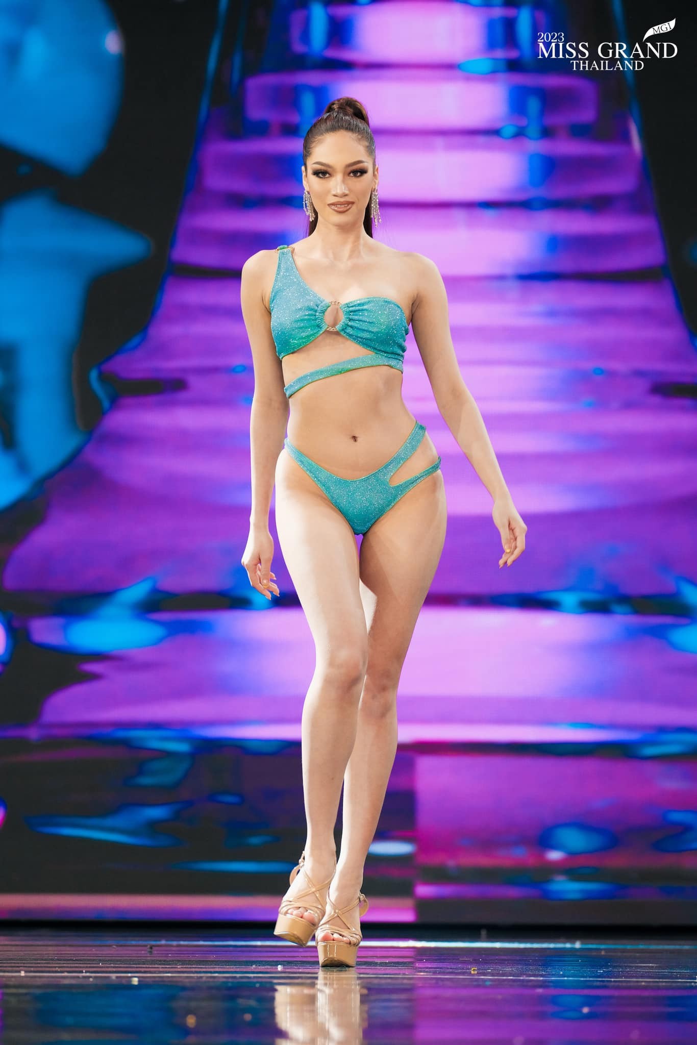 Người đẹp gốc Việt diễn bikini ở bán kết Hoa hậu Hòa bình Thái Lan - Ảnh 18.