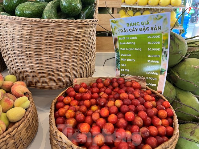 Đào Sa Pa, mận cherry Tây Bắc đắt hàng tại TPHCM - Ảnh 6. Đào Sa Pa, mận cherry Tây Bắc đắt hàng tại TPHCM - Ảnh 6.
