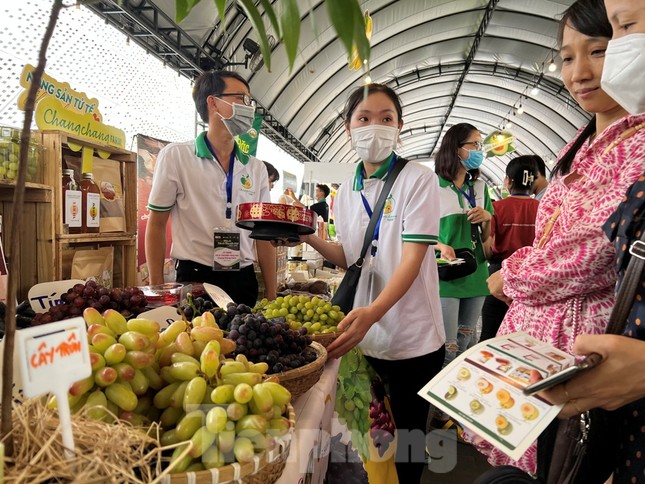 Đào Sa Pa, mận cherry Tây Bắc đắt hàng tại TPHCM - Ảnh 8.