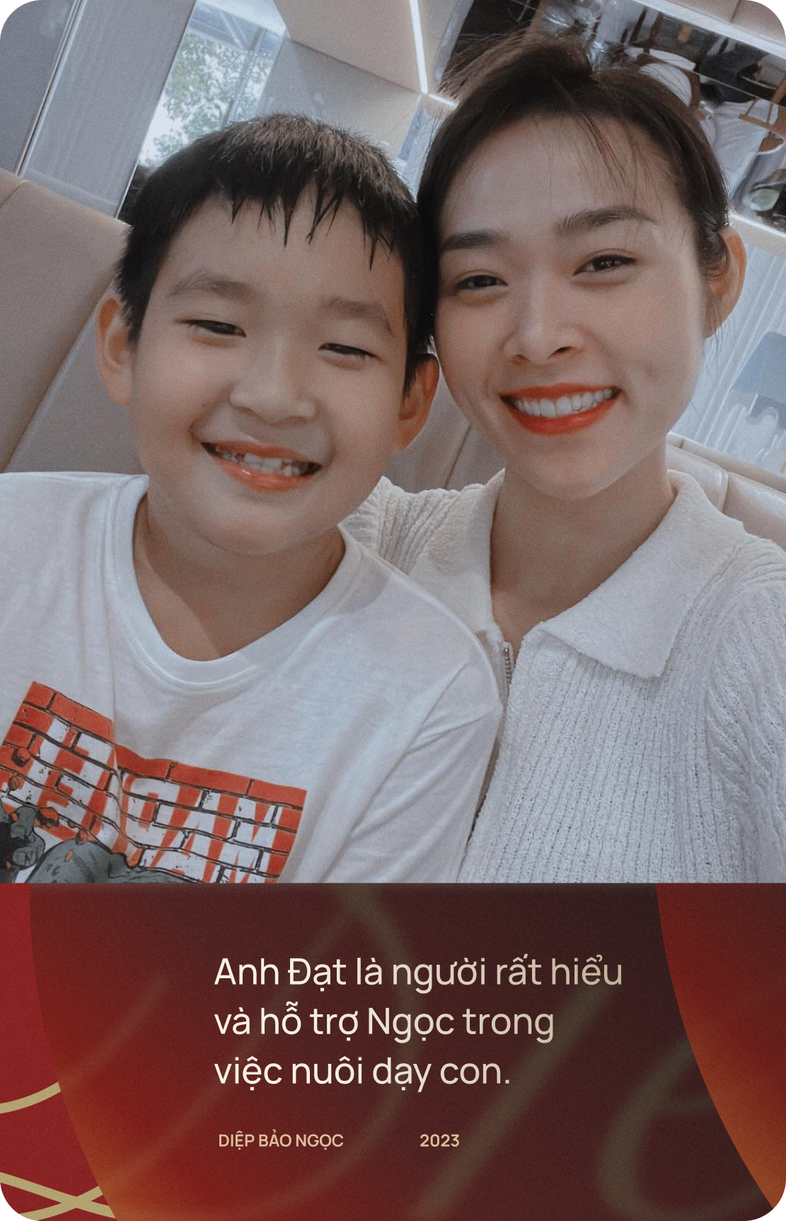 Diệp Bảo Ngọc hiếm hoi nhắc đến chồng cũ: Anh Đạt rất hiểu và hỗ trợ tôi  - Ảnh 1.